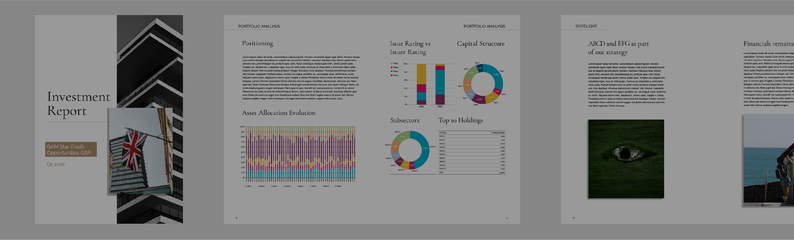 A customized reporting solution for the wealth management sector